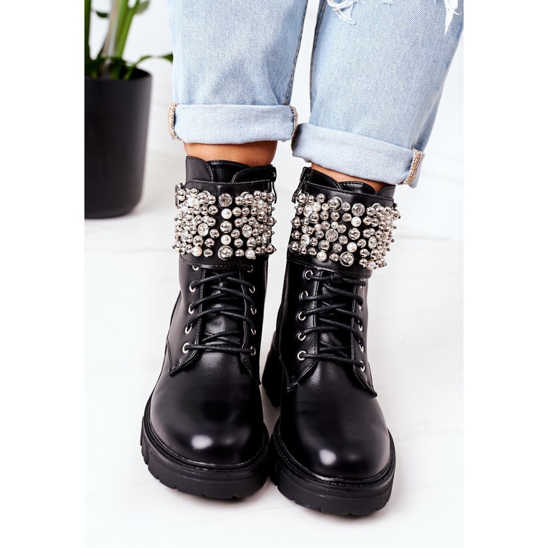 PS1 Travailleurs chaleureux avec des perles noires maintenant ou jamais le noir 1