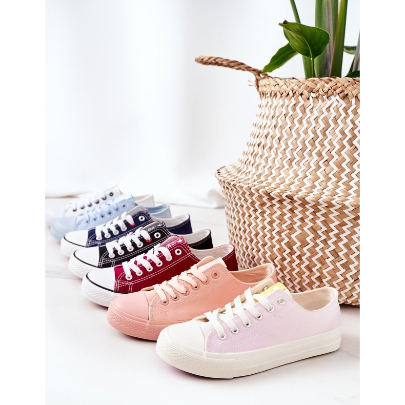 NEWS Baskets Classiques Femme Bleu Ecoma 1