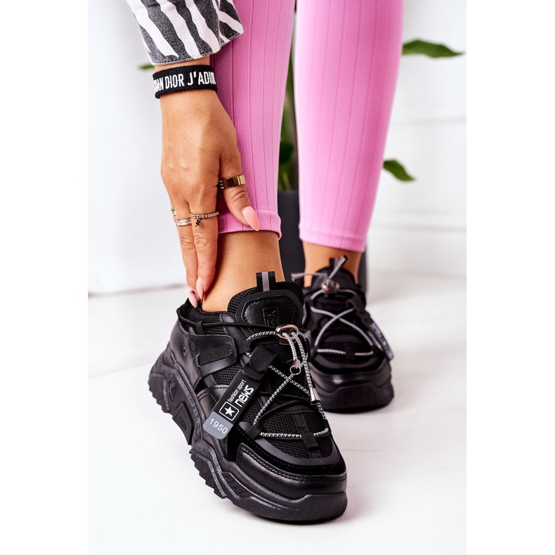 PE1 Chaussures de sport pour femmes Sneakers Noir Far Away 2