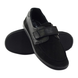 Ren But Chaussures pour garçons en cuir pour Velcro Ren mais 4249 noir le noir 3