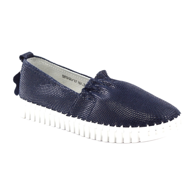 Chaussures femme Filippo bleu marine cosse 1