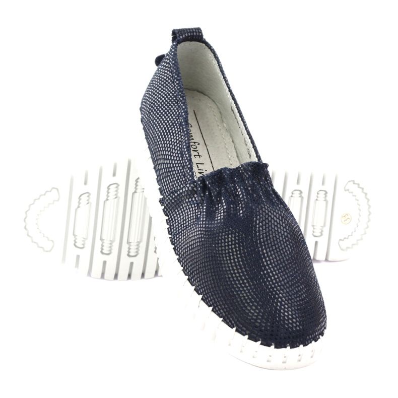 Chaussures femme Filippo bleu marine cosse 3