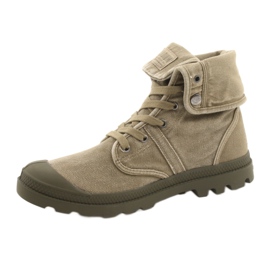 Palladium Pallabrouse Baggy M 02478-308-M chaussures brun vert 1
