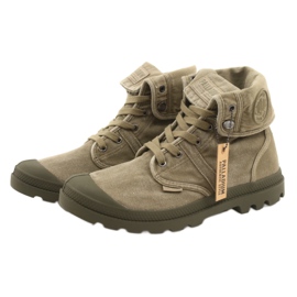 Palladium Pallabrouse Baggy M 02478-308-M chaussures brun vert 2
