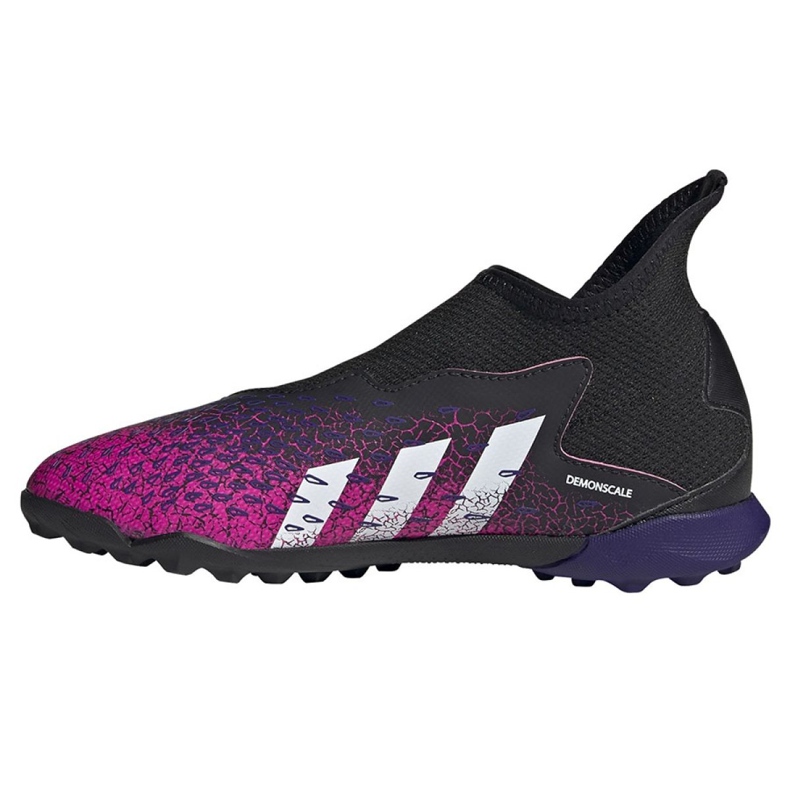 Chaussures de football Adidas Predator Freak .3 Ll Tf Jr FY7637 noir rose 1
