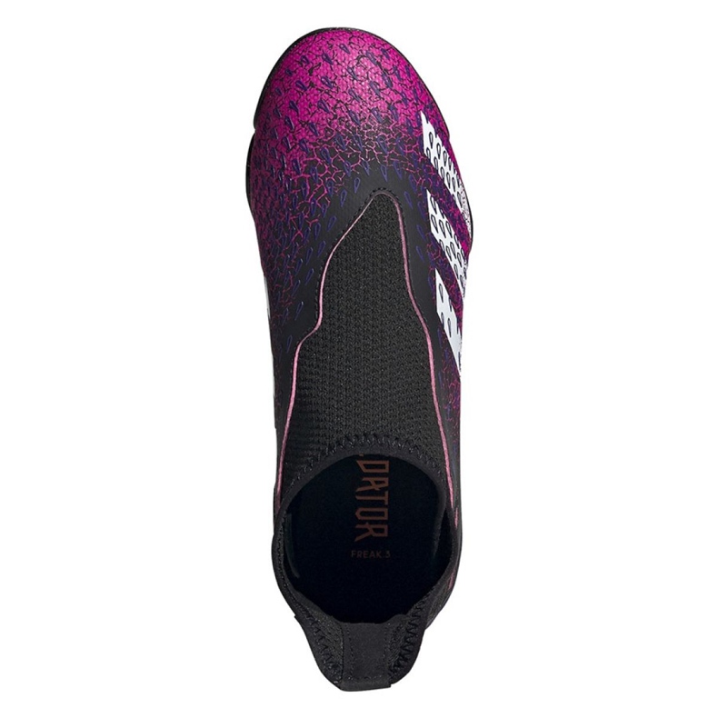 Chaussures de football Adidas Predator Freak .3 Ll Tf Jr FY7637 noir rose 2