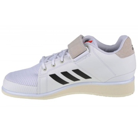 Chaussures Adidas Power Perfect 3 M GZ2862 beige blanche le noir 1 Chaussures Adidas Power Perfect 3 M GZ2862 beige blanche le noir 1