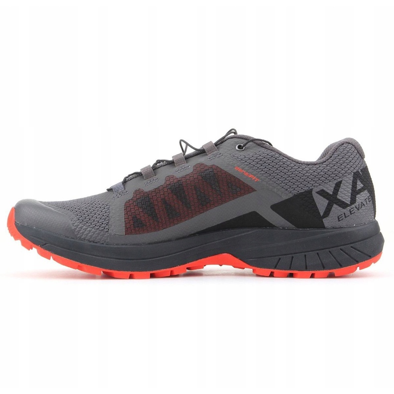 Chaussures Salomon Xa Elevate M 406115 noir orange gris 1