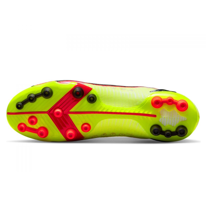 Chaussures de football Nike Vapor 14 Elite Ag M CZ8717-760 jaune vert 2