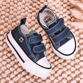 Baskets Basses Enfant Avec Velcro Big Star HH374097 Bleu Marine 3 Baskets Basses Enfant Avec Velcro Big Star HH374097 Bleu Marine 3