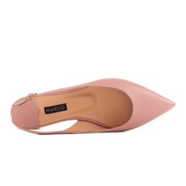 Marco Shoes Sandales femme rose poudré 5