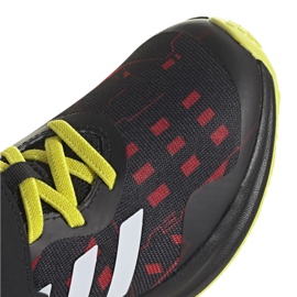 Chaussures Adidas FortaRun Superhero C Jr H67853 le noir rouge jaune 6