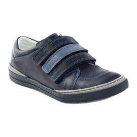 Chaussures garçon navets Bartuś bleu marine multicolore 1