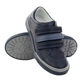Chaussures garçon navets Bartuś bleu marine multicolore 3