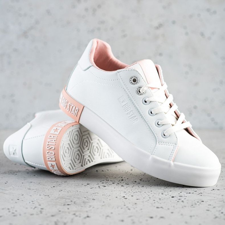 Baskets pour femmes Big Star II274033 blanc 1