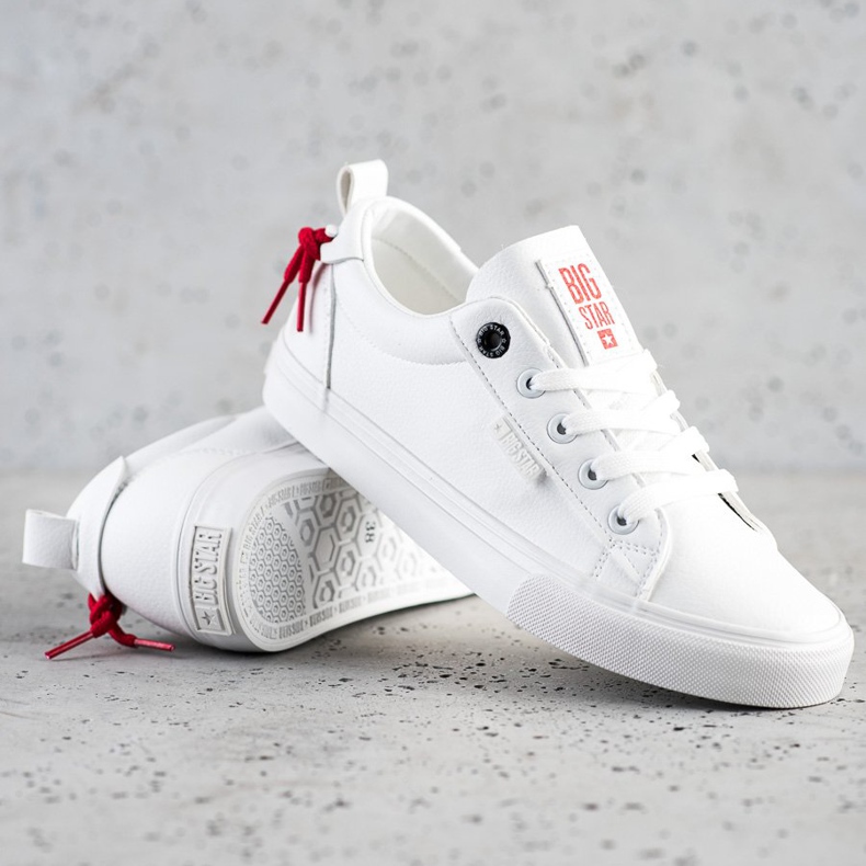 Baskets pour femmes Big Star GG274160 blanche 1