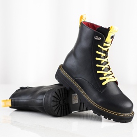 ARTIKER Trappeurs en cuir noir le noir 1