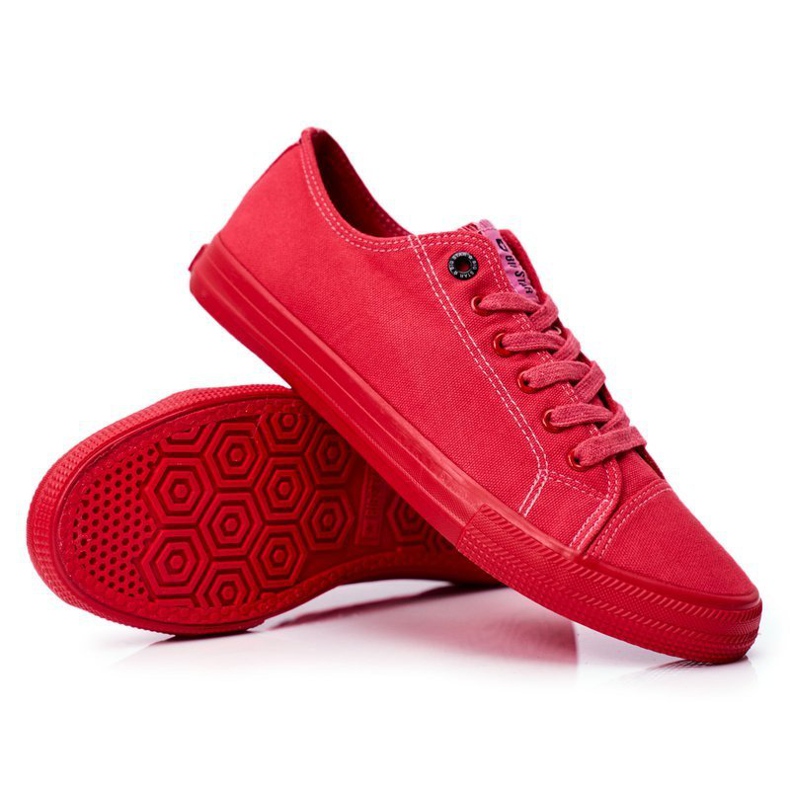 Baskets Homme Big Star Rouge FF174336 2