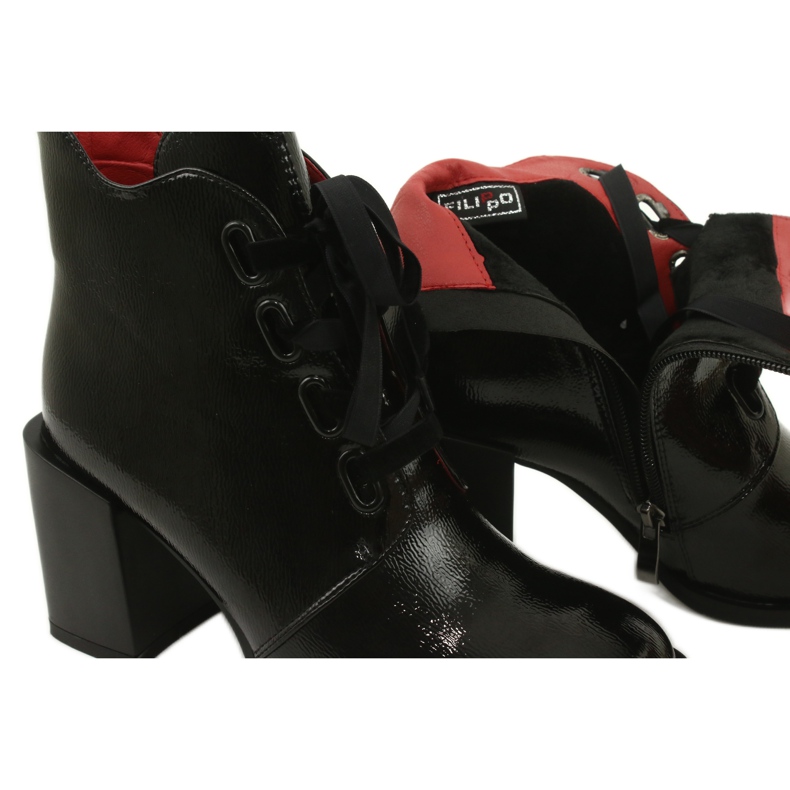 Bottes élégantes sur le poteau noir Filippo DBT3109 / 21 BK le noir 4 Bottes élégantes sur le poteau noir Filippo DBT3109 / 21 BK le noir 4