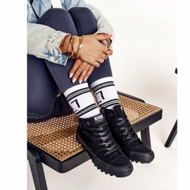 Baskets Hautes Femme Big Star FF274244 Noir 1