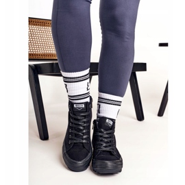 Baskets Hautes Femme Big Star FF274244 Noir 2