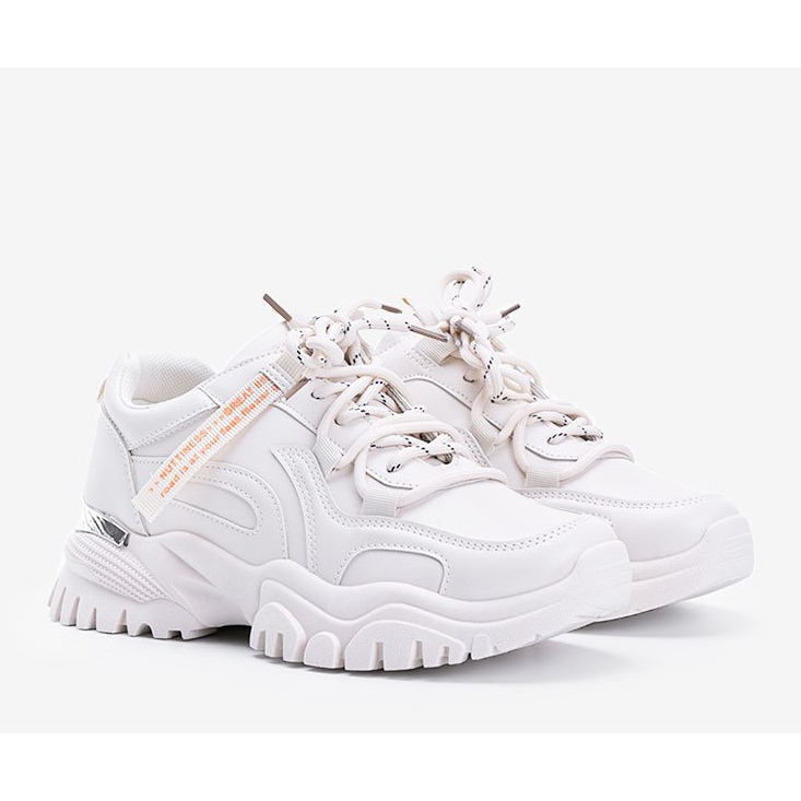 Baskets beiges à semelle épaisse Zooey 1