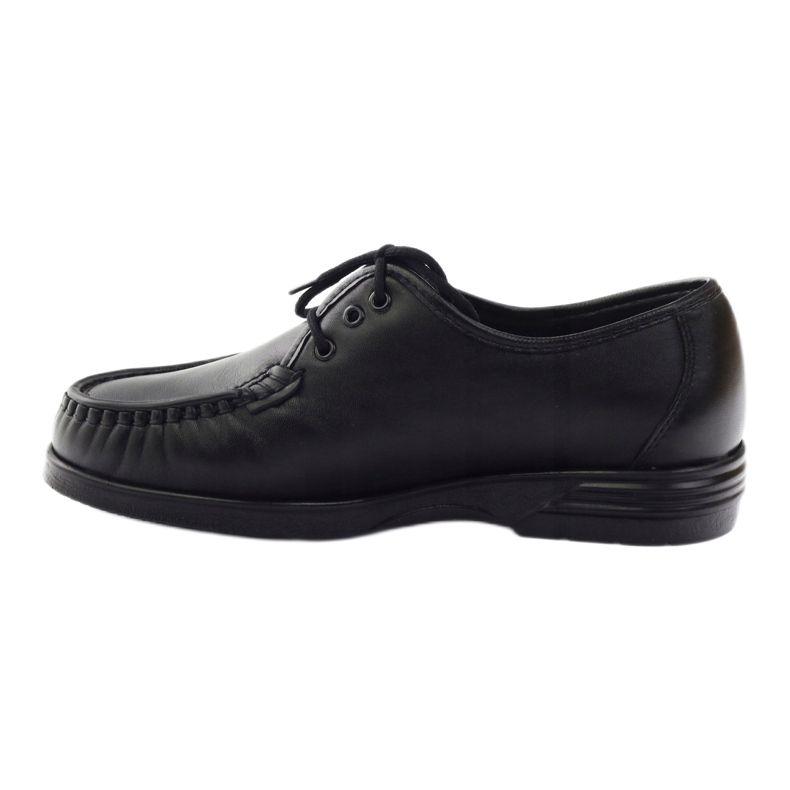 Mocassins Solo 015 pour pieds sensibles noir 2