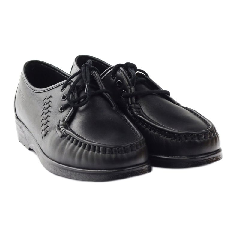 Mocassins Solo 015 pour pieds sensibles noir 3
