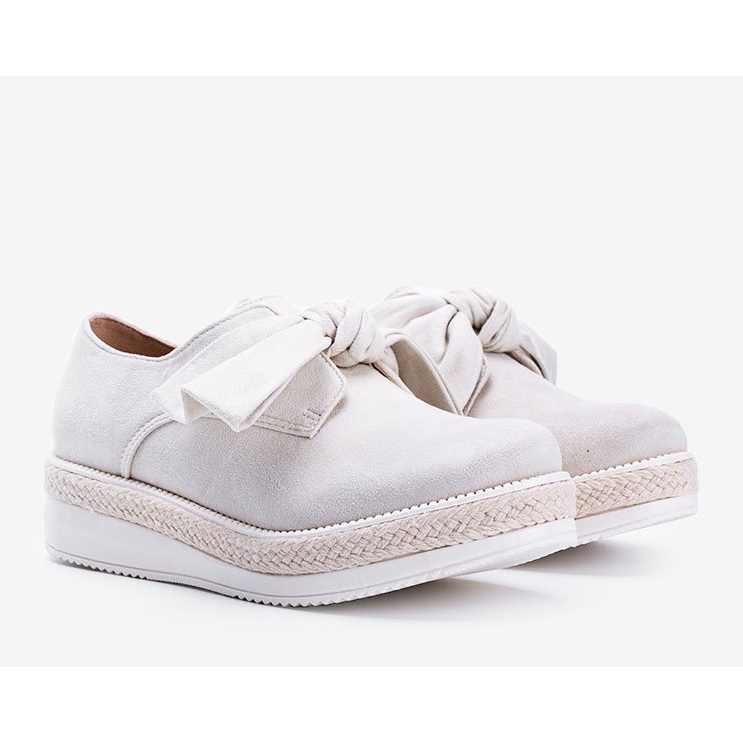 Chaussures beiges à semelle épaisse Sindri 1