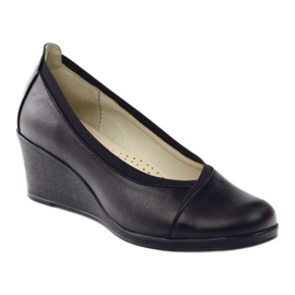 Gregors Leather Pompes Koturno 624 Black pour femmes le noir 1