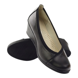 Gregors Leather Pompes Koturno 624 Black pour femmes le noir 3