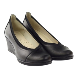 Gregors Leather Pompes Koturno 624 Black pour femmes le noir 4