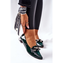Ballerines Femme Laura Messi Cuir Vert 2157 2