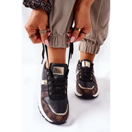 Chaussures De Sport Baskets Noir Suivant brun 2