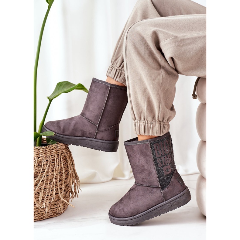Bottes de neige Big Star EE274417 Szare gris 2 Bottes de neige Big Star EE274417 Szare gris 2