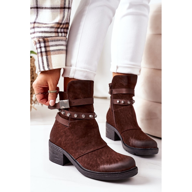 PS1 Bottes Chaudes À Talons Hauts Marron Effie brun 1