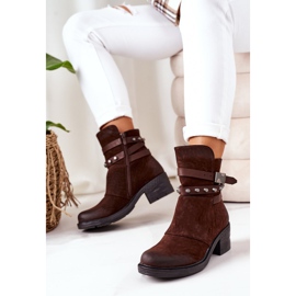 PS1 Bottes Chaudes À Talons Hauts Marron Effie brun 2