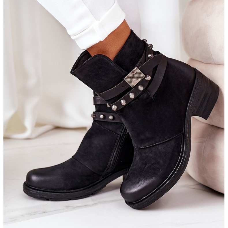 PS1 Bottes Chaudes À Talons Hauts Black Effie le noir 1