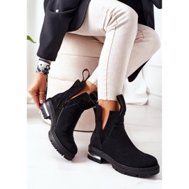 PS1 Bottines chaudes Jodhpur boots Avec fermeture éclair Noir My Way le noir 1