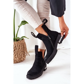 PS1 Bottines chaudes Jodhpur boots Avec fermeture éclair Noir My Way le noir 3