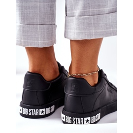 Baskets en cuir pour femmes Big Star II274030 Noir 1