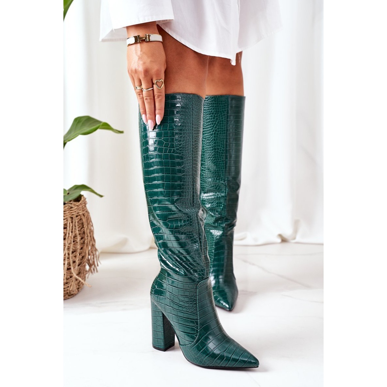 Bottes chaudes sur une Larissa verte 2