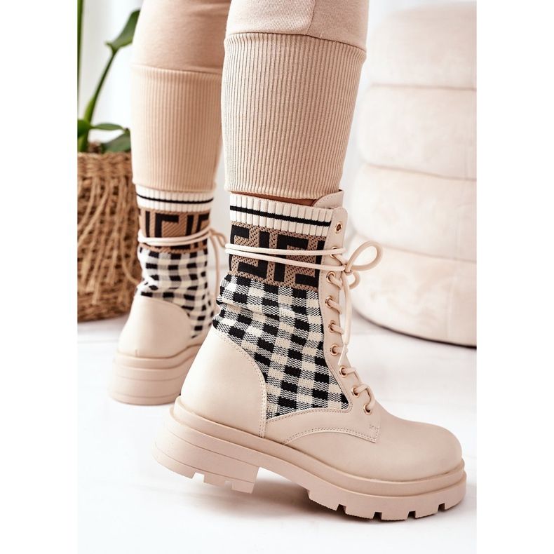 Histoire d'amour des ouvriers du tissu élastique beige le noir 2