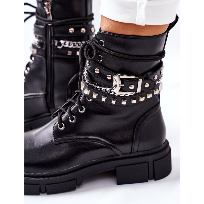 Bottes de travail noires avec boucle Grosstick 1