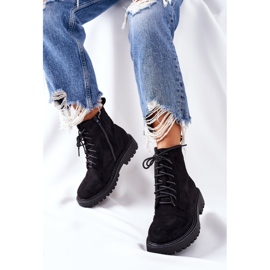PS1 Bottes En Daim Fermeture Éclair Noir Belados le noir 2