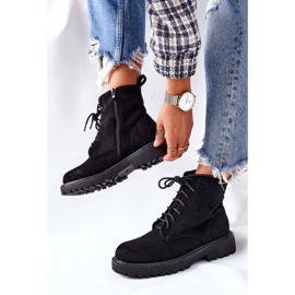 PS1 Bottes En Daim Fermeture Éclair Noir Belados le noir 3