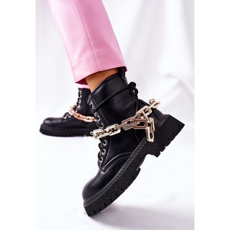 Bottes Graal noires hautes et élégantes 2