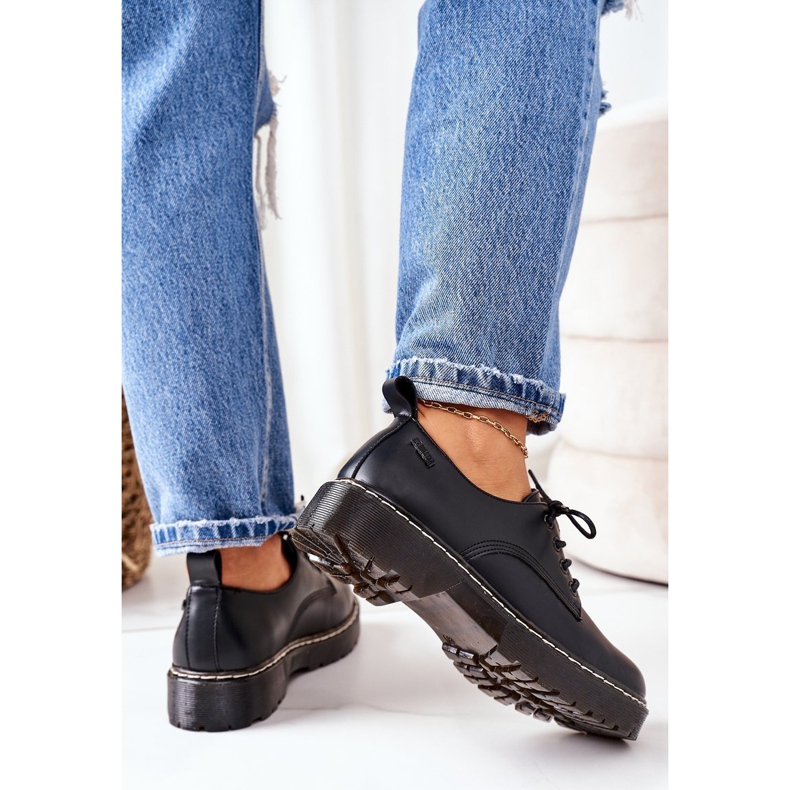 Chaussures Oxford en cuir Big Star II274107 Noir 1