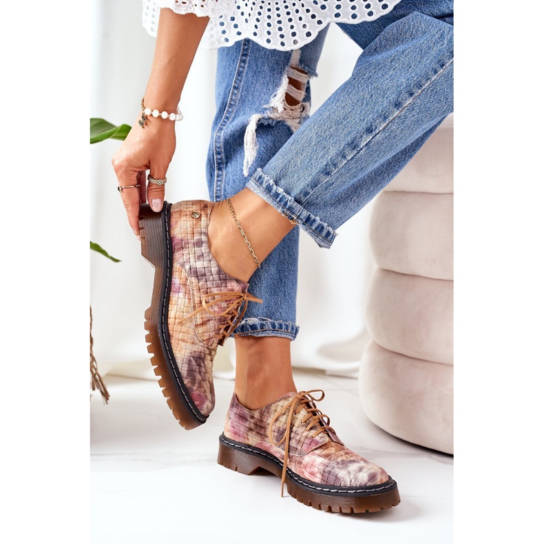 Richelieus femme en cuir Maciejka 04087-46 Multicolore 1