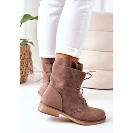 PS1 Bottes À Double Tige Marron Clair Violetta brun kaki 1